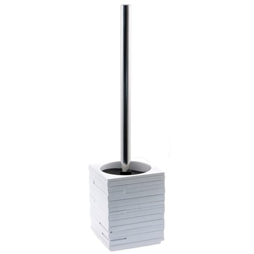 Toilet Brush, Free Standing, White Gedy QU33-02